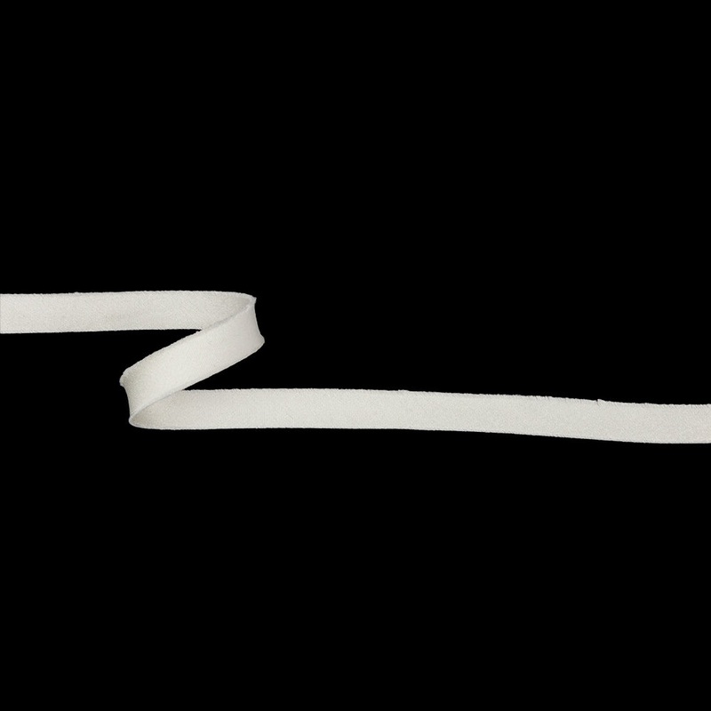 Eggnog Silk Blend Double Faced Duchess Satin Bias Tape - 10mm