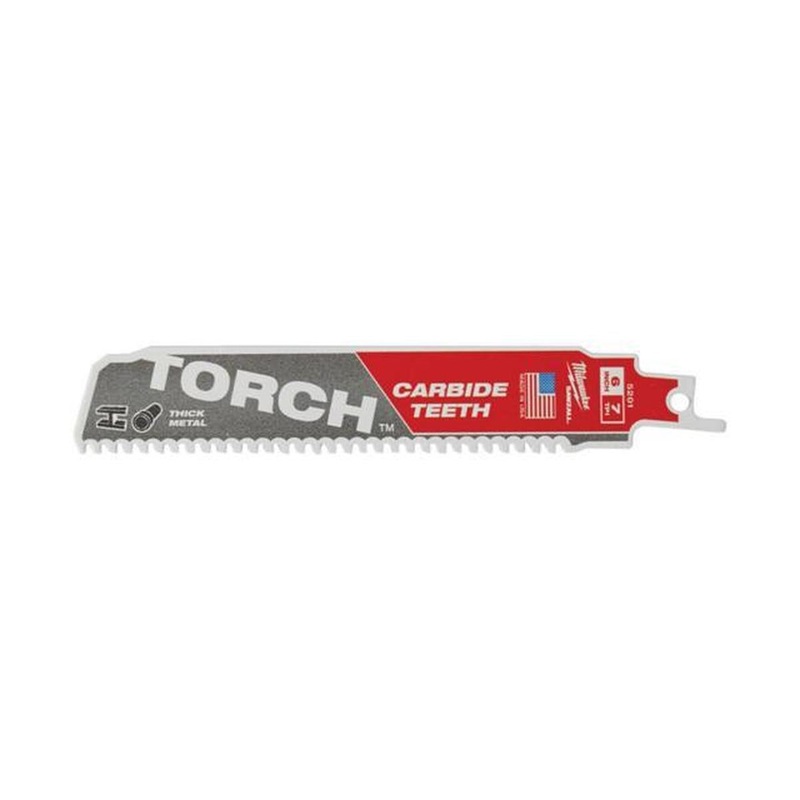 Sawzall Torch 7 TPI 6" Carbide Blade - 1Pk