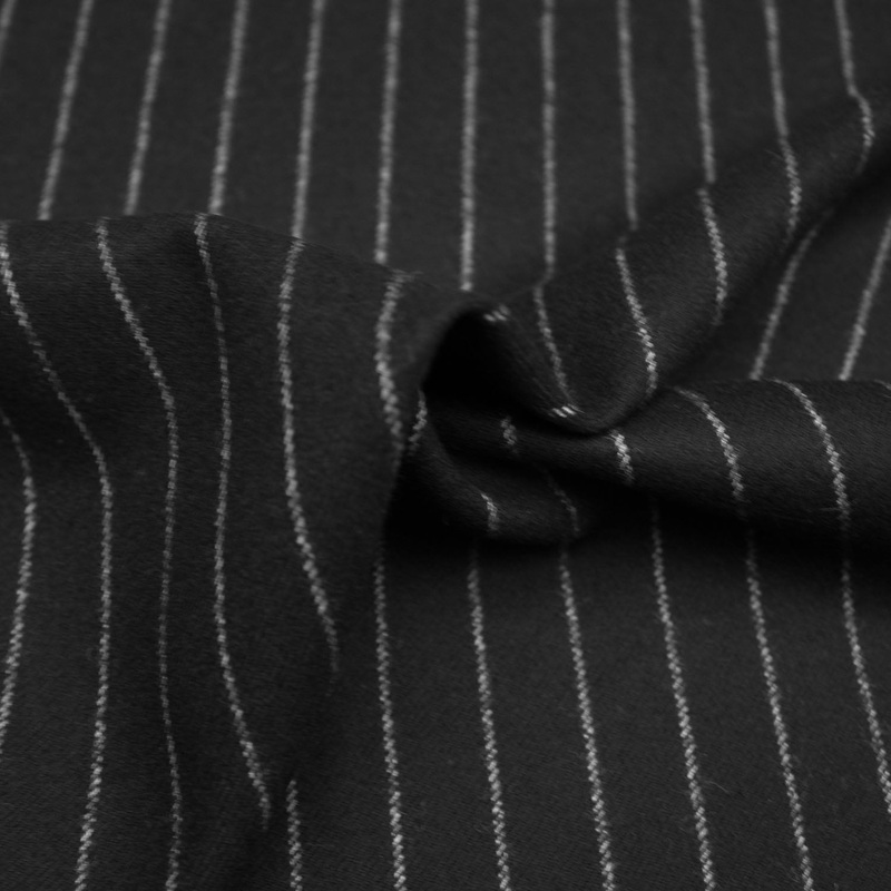 Selia Striped Wool Fabric