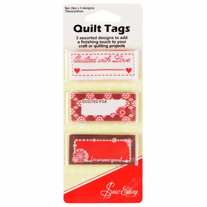 Sew Easy Quilt Tags Labels