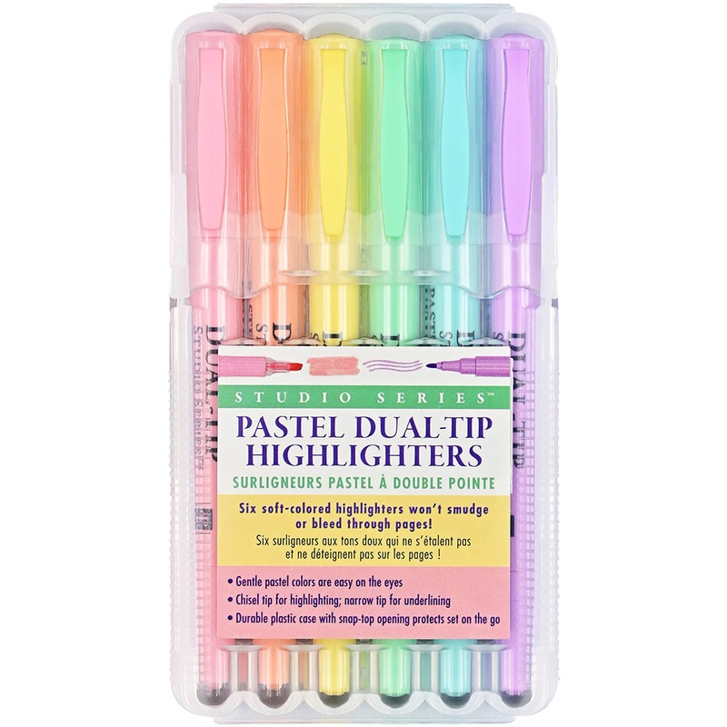 Studio Series Pastel Dual-Tip Highlighters 342546