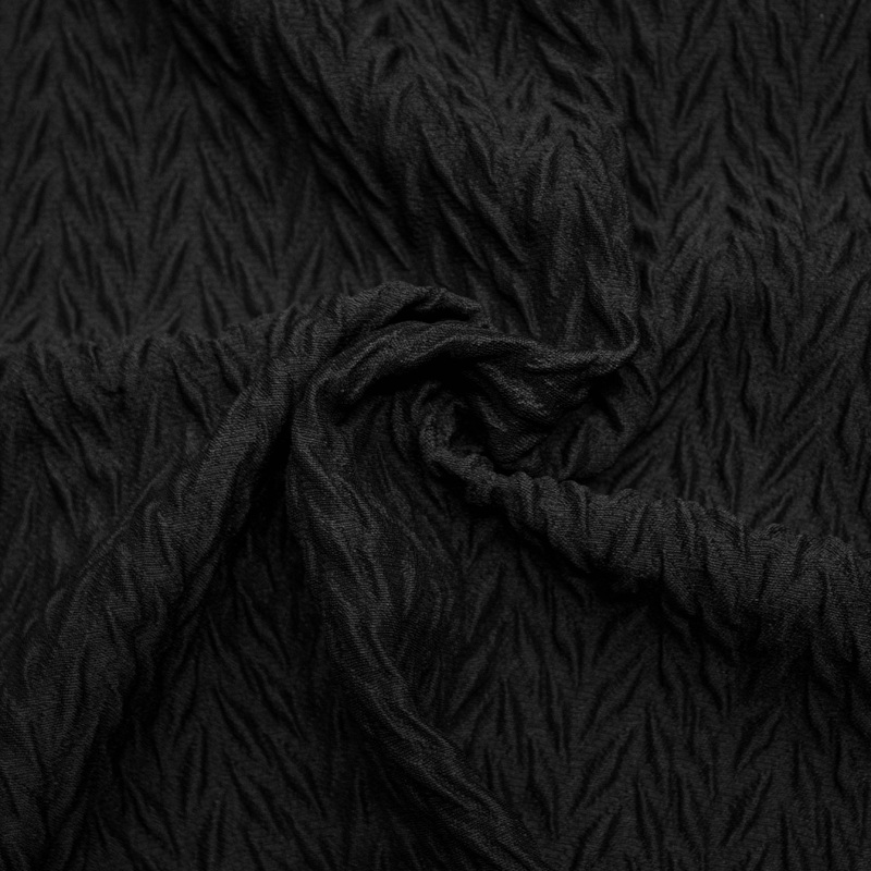 Xandre Brown Textured Polyester Jacquard
