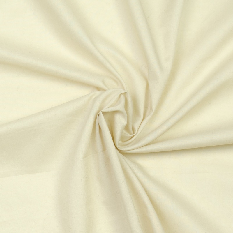 Alpha Ecru Cotton Fabric - COUPON 70CM
