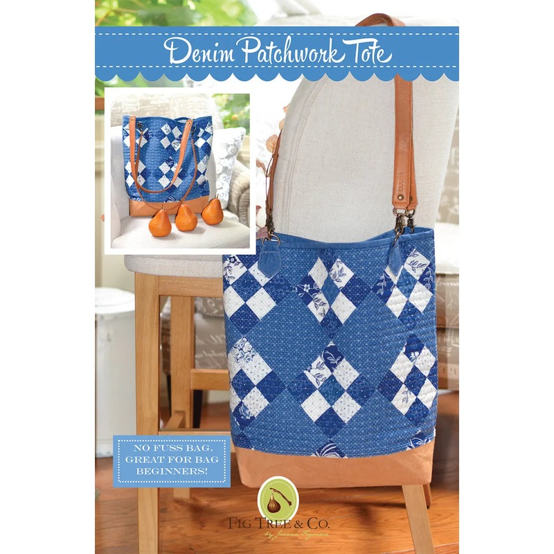 Denim Patchwork Tote