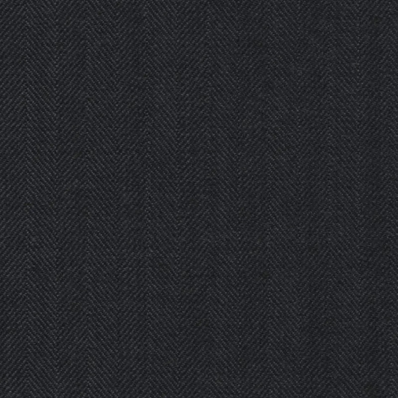 Midnight Herringbone 3/8 inch Super 140's All Wool Suiting By Holland & Sherry