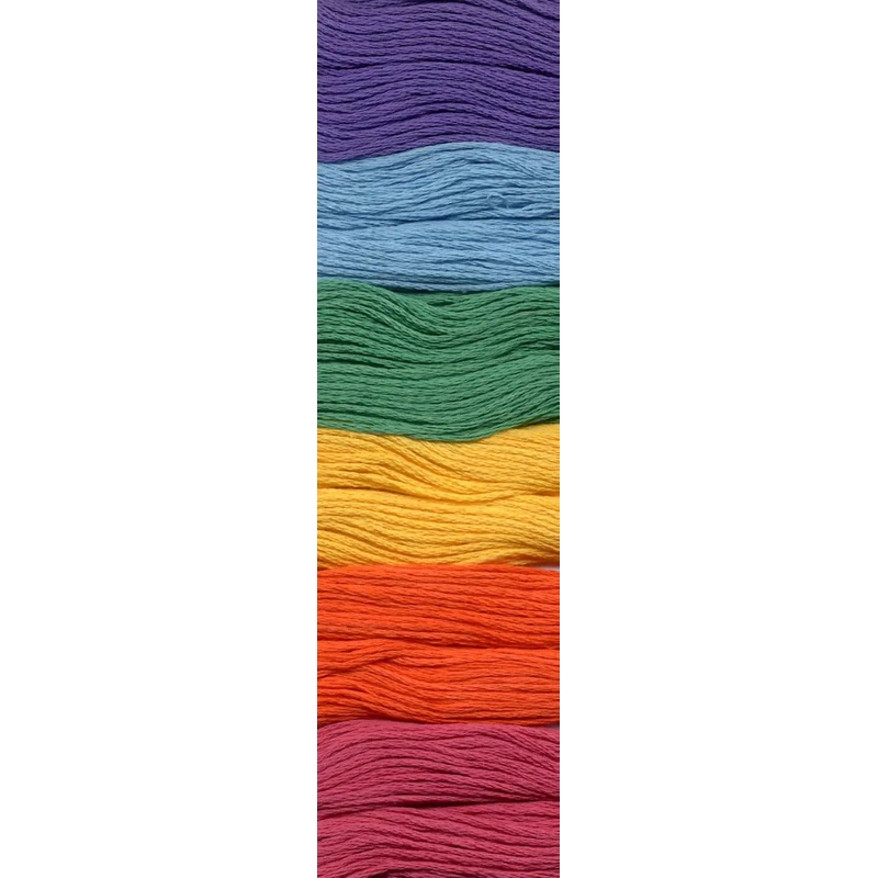 Pearl Cotton Size 12 Sampler Pack Mardi Gras