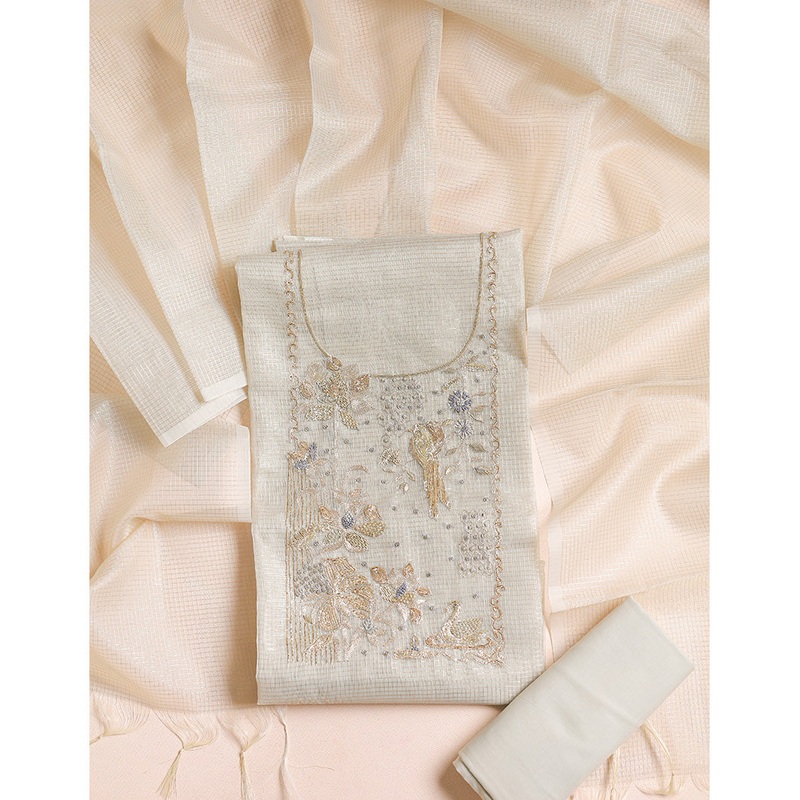 ZARDOSI TISSUE SUIT SET