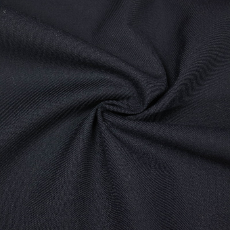 Harrol Navy Blue Wool Blend Suiting Fabric
