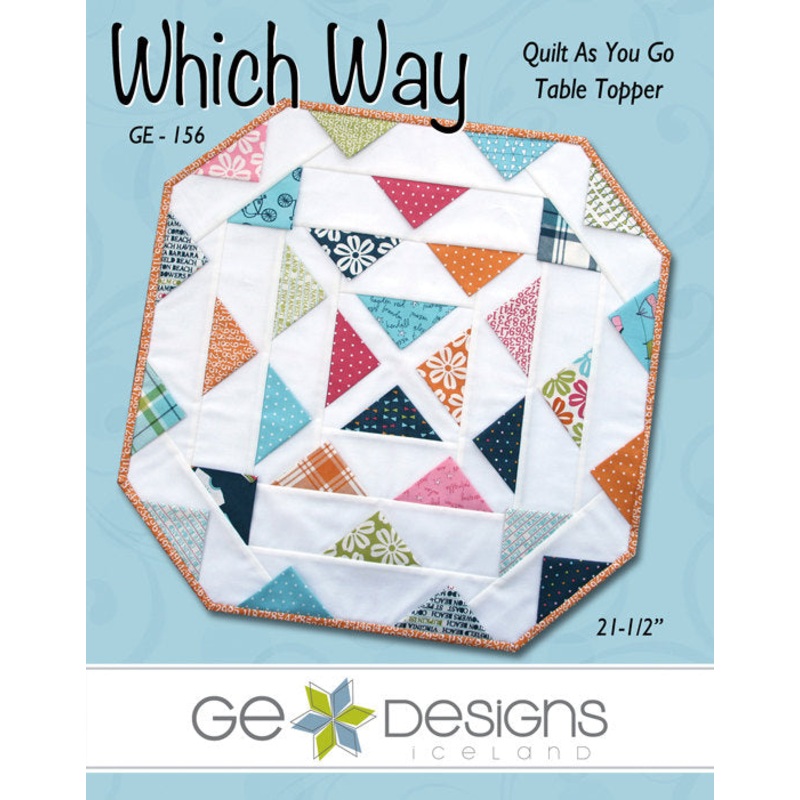 Which Way Table Topper Pattern 156