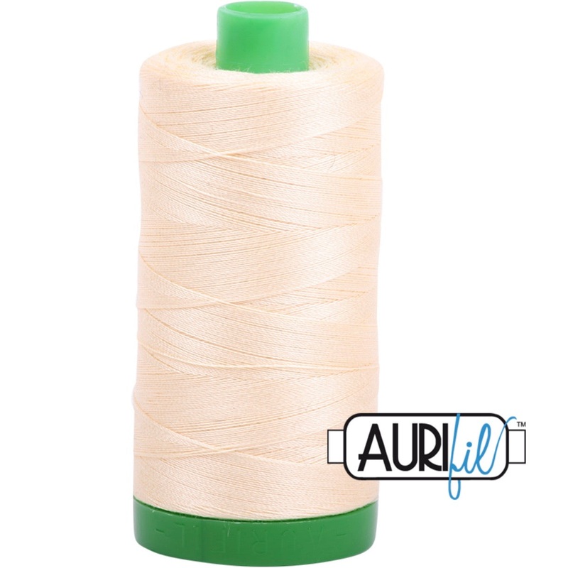 Aurifil Cotton 40wt Thread - 1000 mt - 2123 - Butter
