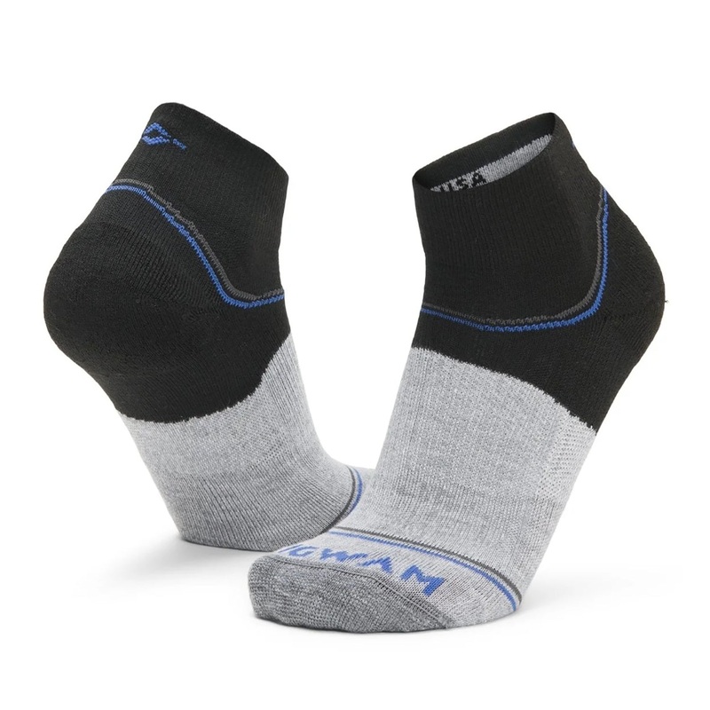 SynchroKnit Surpass Lightweight Quarter Socks F2443 Black