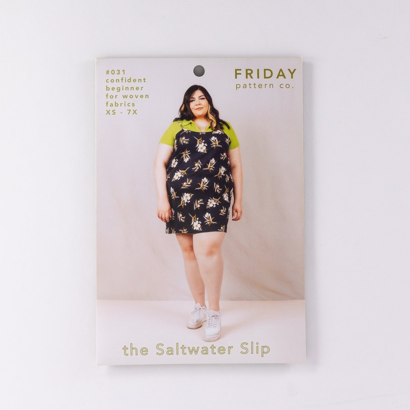 The Saltwater Slip by Friday Pattern Co. - Printed Pattern