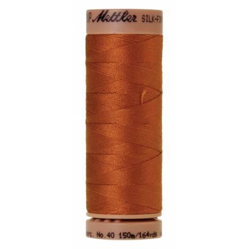 0163 Copper 40wt Mettler Thread 164 Yards