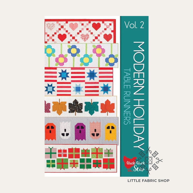 Modern Holiday Table Runners Vol. 2 | Sewing Pattern | Cluck Cluck Sew