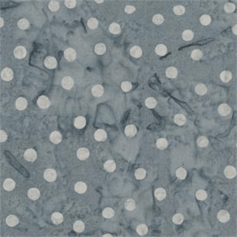 Shades of Grey Medium Grey Dots - 5725 - Batik Textiles