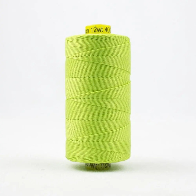 SP42 - Spagetti 12wt Egyptian Cotton Light Spring Green Thread