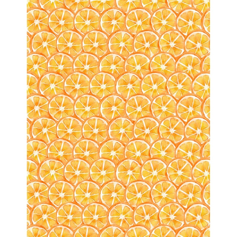 Squeeze The Day Collection Cotton Fabric Lemon 1810-42467 Green