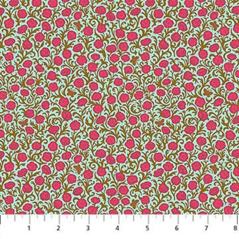 Yesterday Poppies Sweet Multi - AMT158-72V - Northcott Fabrics
