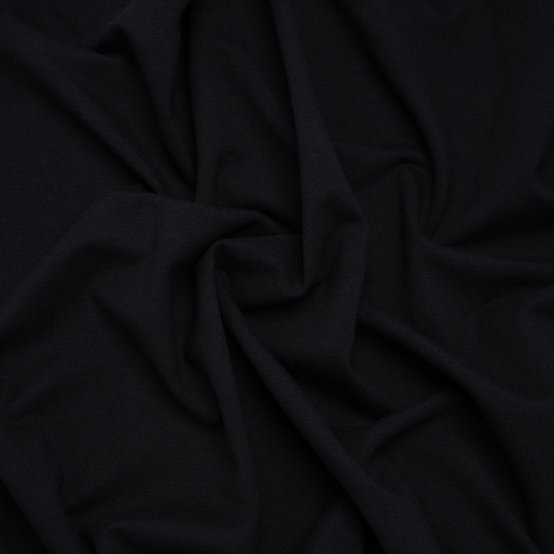 Stretch Cotton Jersey - Midnight Navy - Deadstock