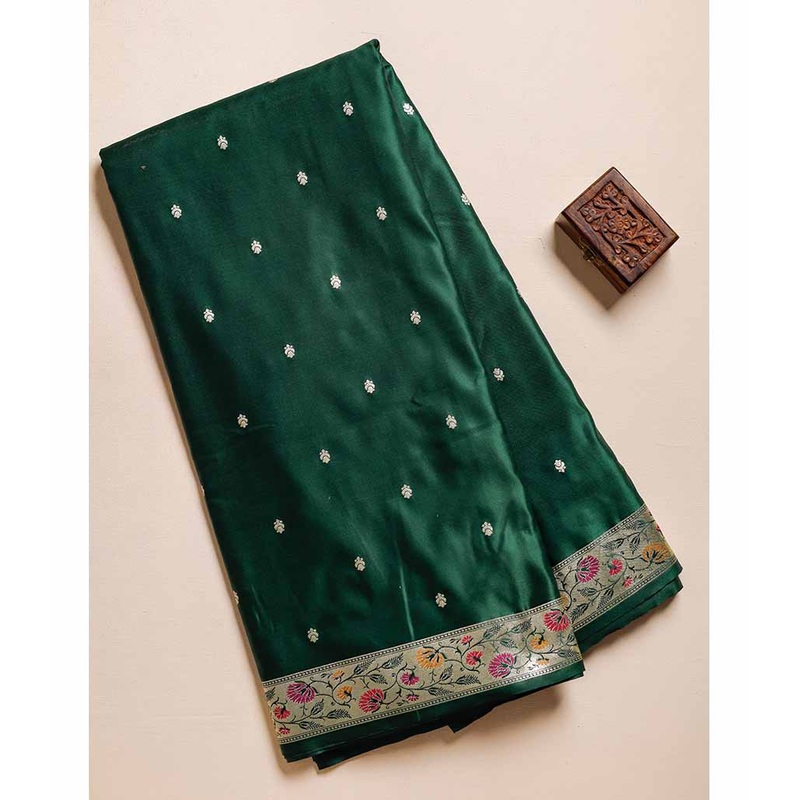 Banarsi gaji silk paithani border fabric