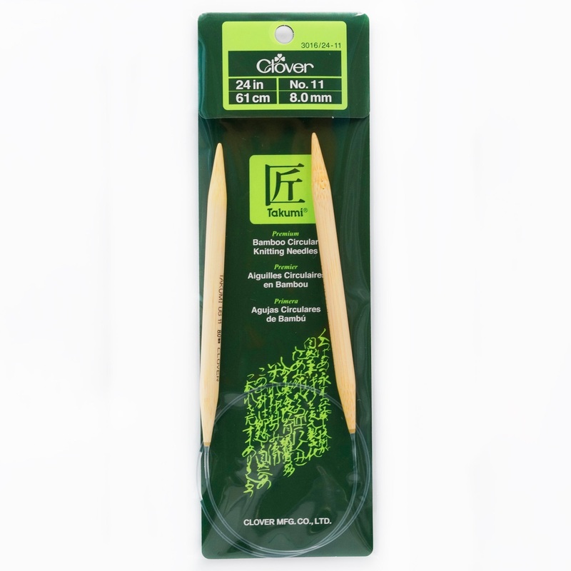 Takumi Bamboo Knitting Needles Circular 24" No. 11 (8.00mm)