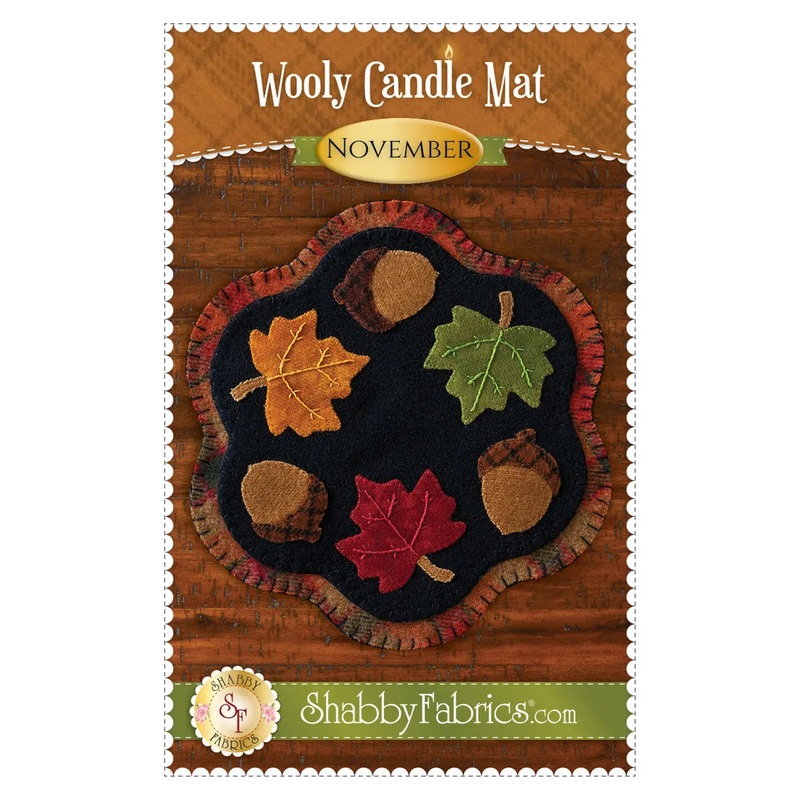 Wooly Candle Mat November