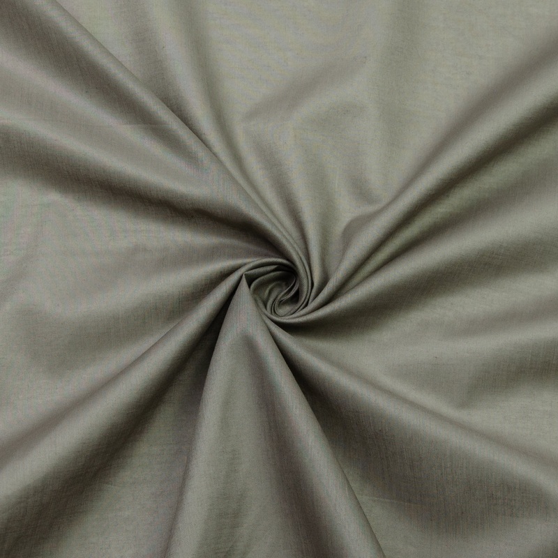 Agot Warm Grey Cotton Voile Fabric SHOWROOM SAMPLE 34CM X 60CM