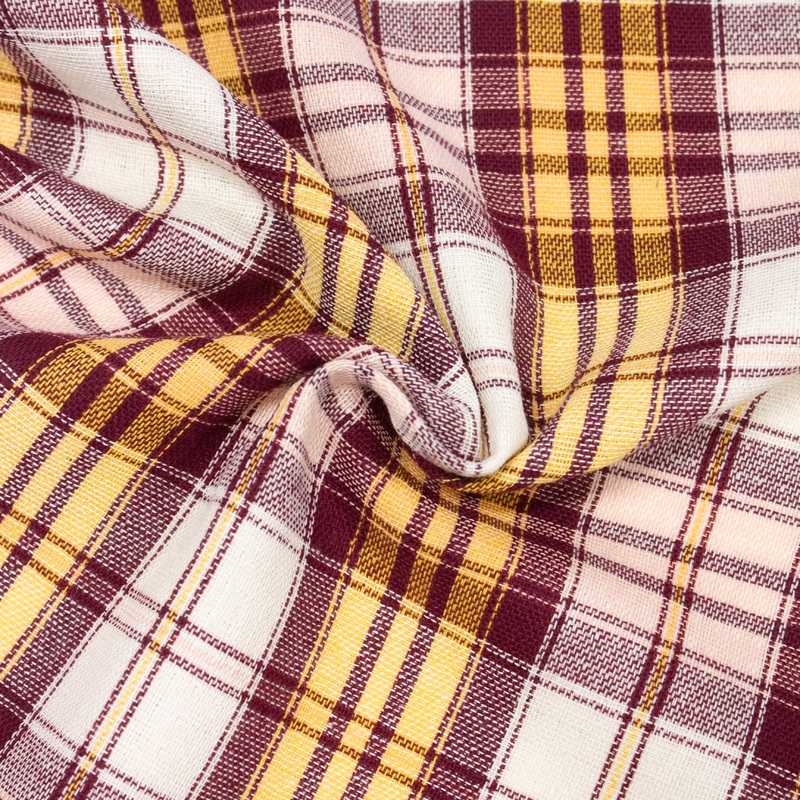 Birte Multicolour Check Cotton Fabric