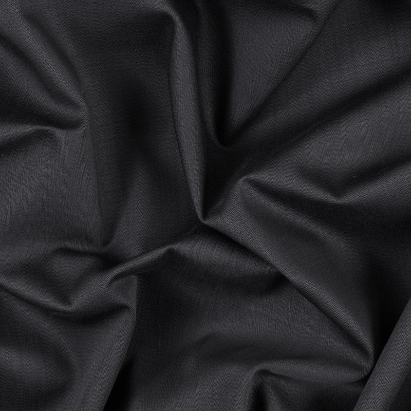 Black Cotton Dobby