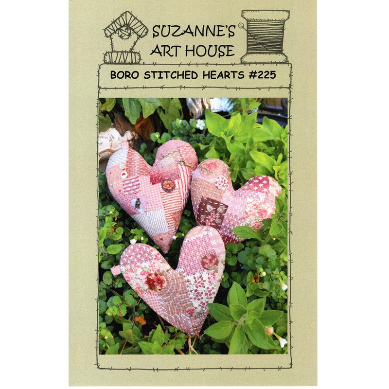 Boro Stitched Hearts