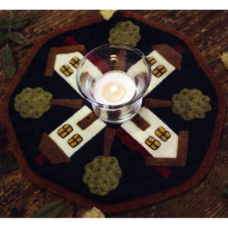 Kit Candle Mat Houses