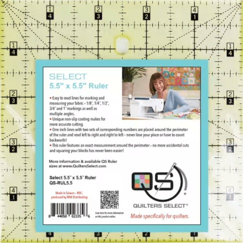Quilter's Select Ruler 5.5" x 5.5"