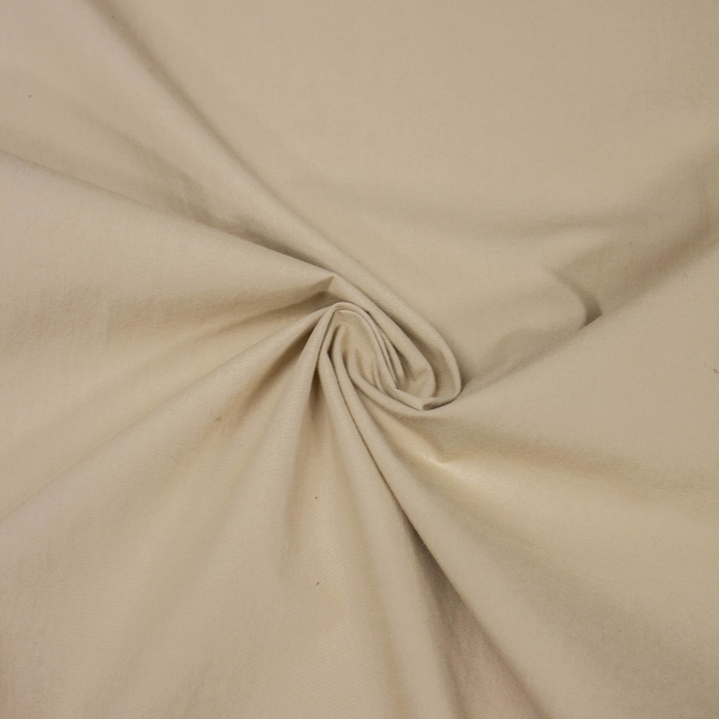 Berent Beige Cotton Poplin Fabric