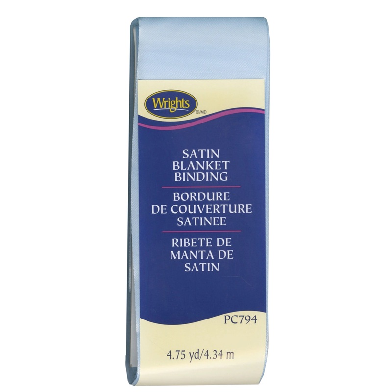 Satin Blanket Binding Blue
