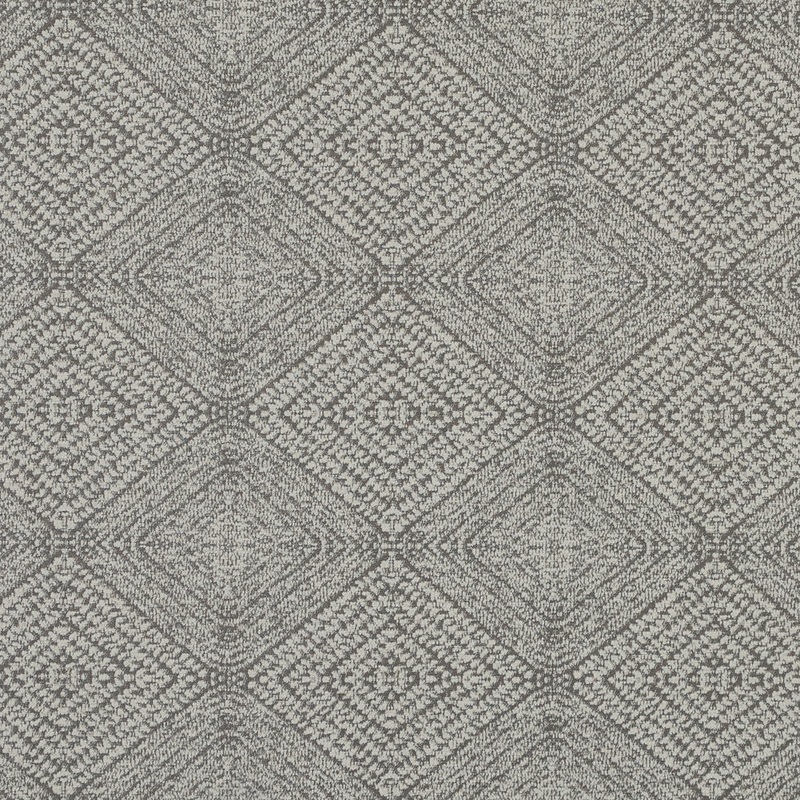 Shale Diamond Patterned Upholstery Chenille