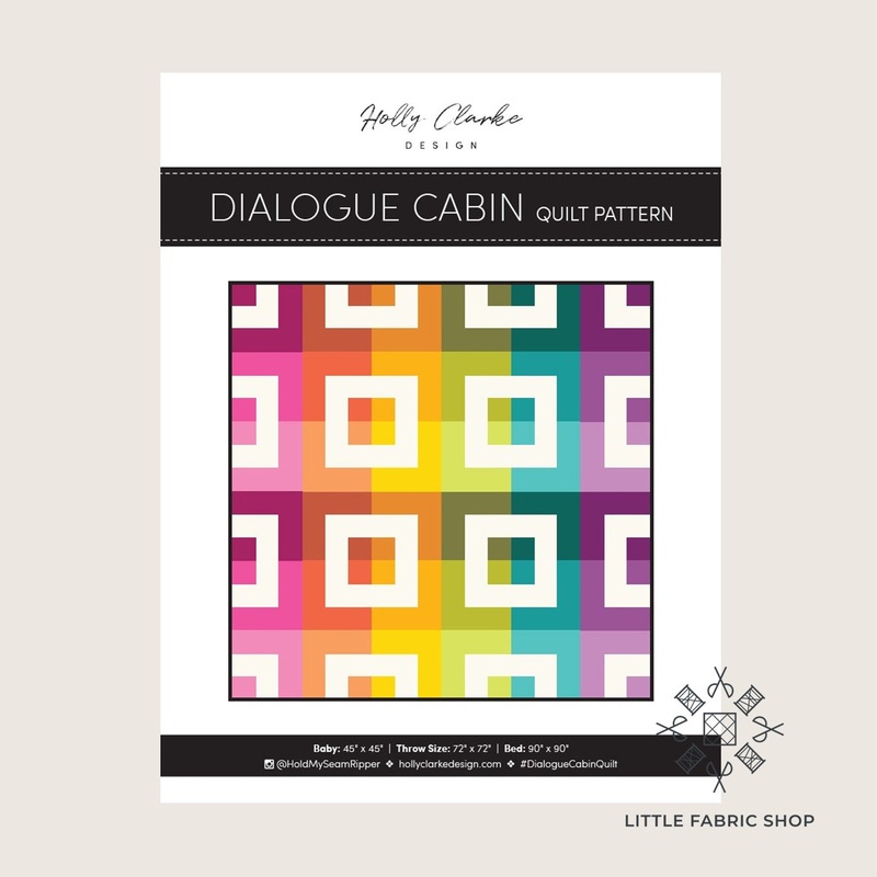 Dialogue Cabin | Quilt Pattern | Holly Clarke Design