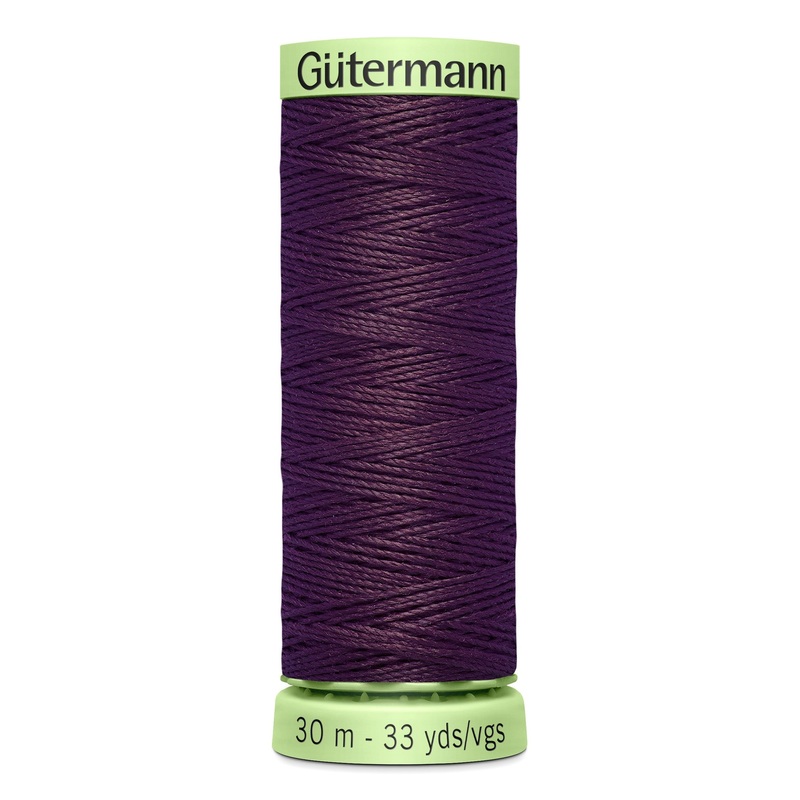 Gutermann Heavy Duty Top Stitching Thread - 12wt 33yds - Mulberry