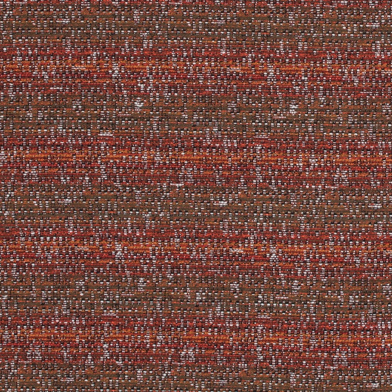 Red, Orange and Brown Cotton Tweed