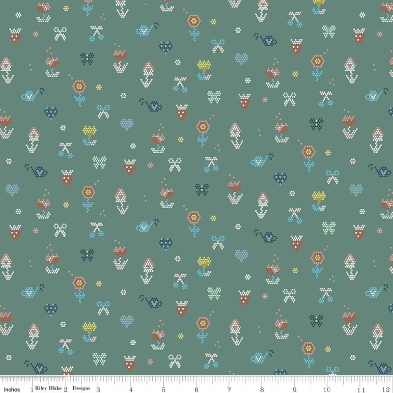 Sunsetridge - Mosaic - Lodge Pole 44" / 45" Fabric Per Yard