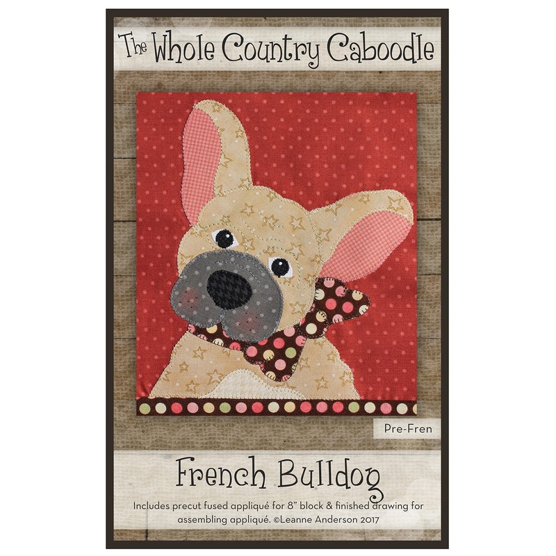 French Bulldog Precut Fused Applique Pack