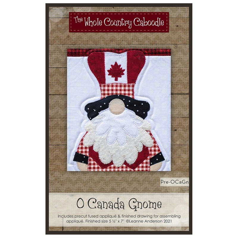 O Canada Gnome Precut Fused Applique Pack