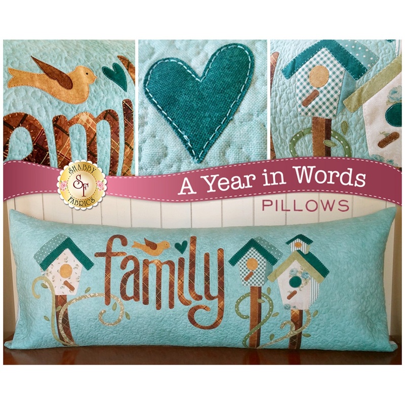 A Year In Words - Family Pillow - March
