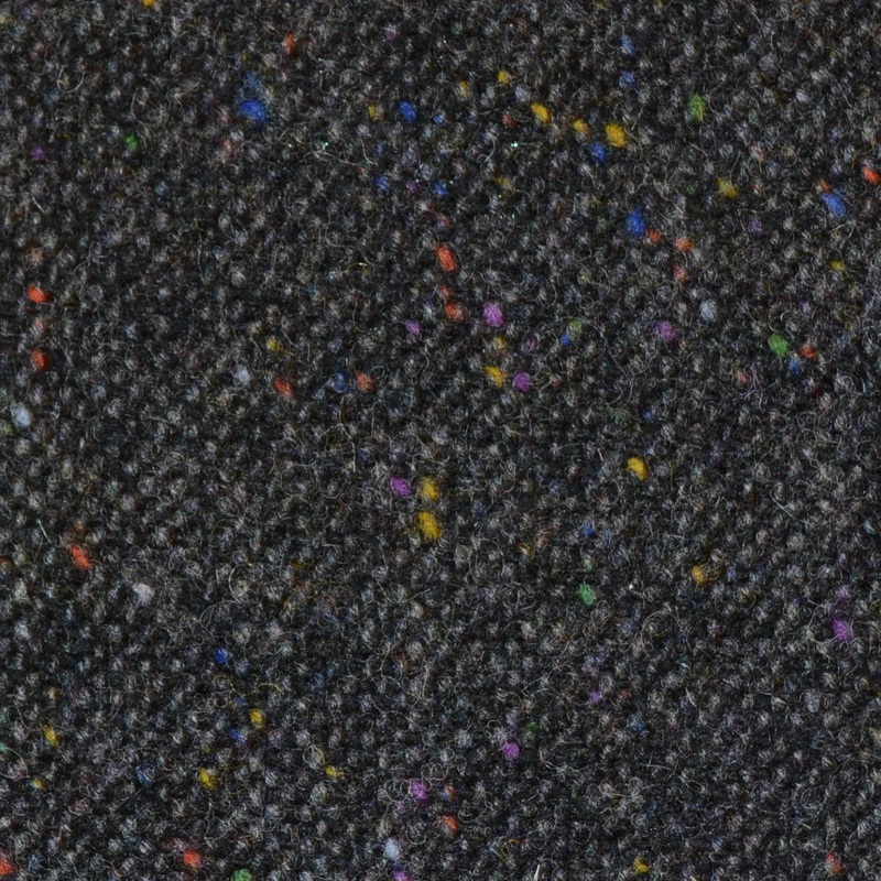 Dark Grey All Wool Irish Donegal Tweed