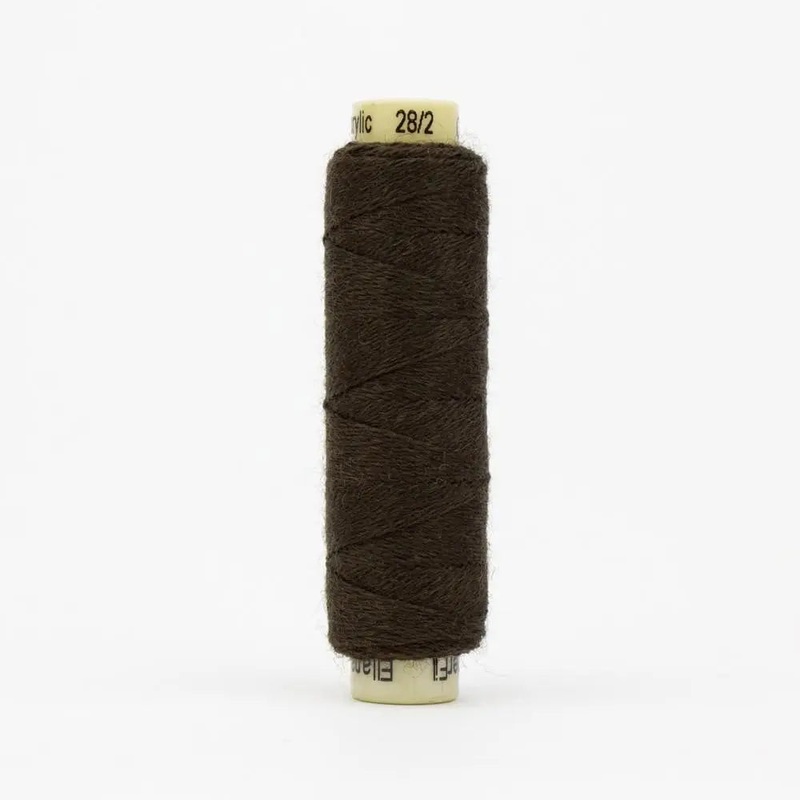 EN52 - Ellana 12wt Wool Acrylic Dark Chocolate Thread