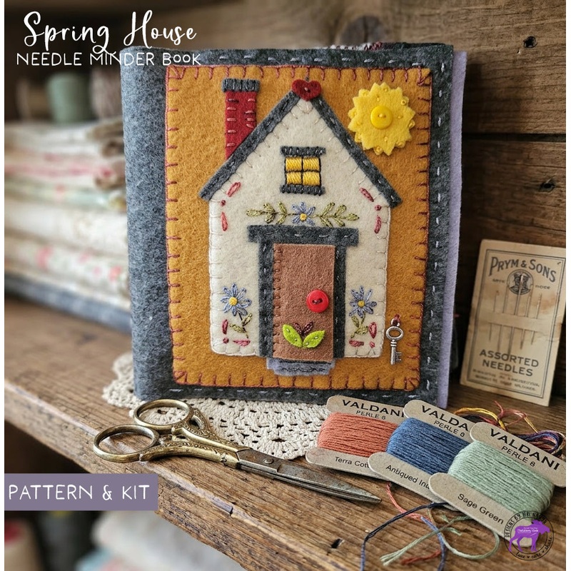 SPRING HOUSE NEEDLE MINDER BOOK - Pattern or Kit