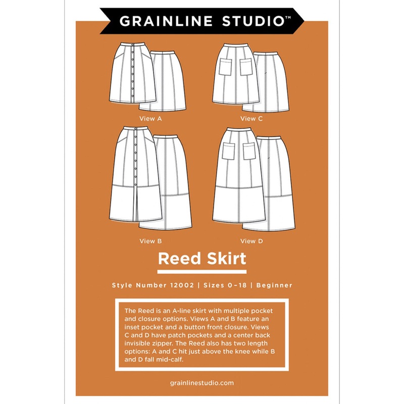 Grainline Studio Pattern - Reed Skirt - Sizes: 0-18