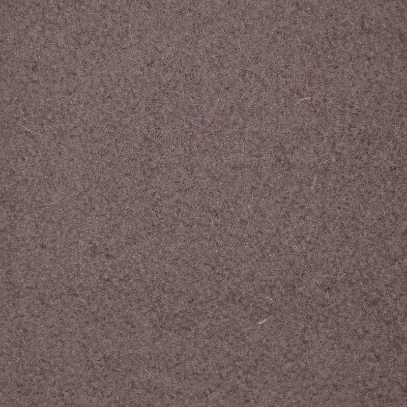 Medium Brown Melton Wool Coating