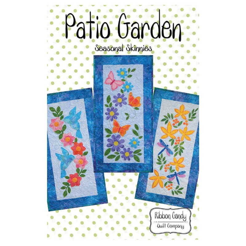 Seasonal Skinnies Patio Garden - Fusible Applique