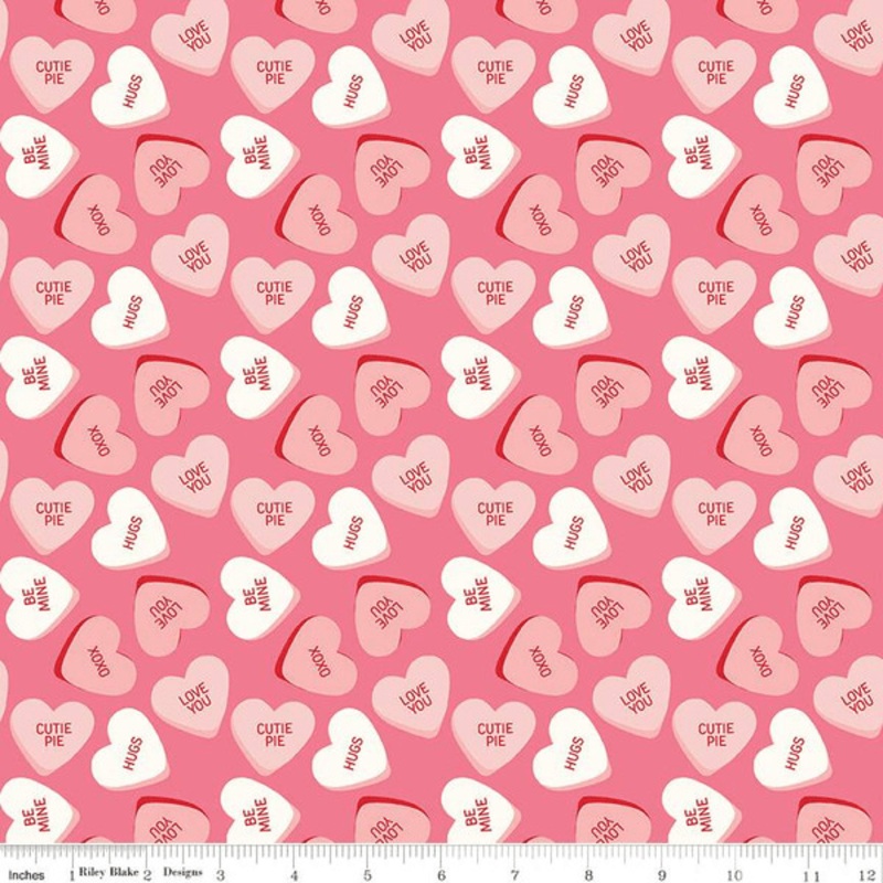 Sweetheart Main Hot Pink - C15500-HOTPINK - Riley Blake Designs