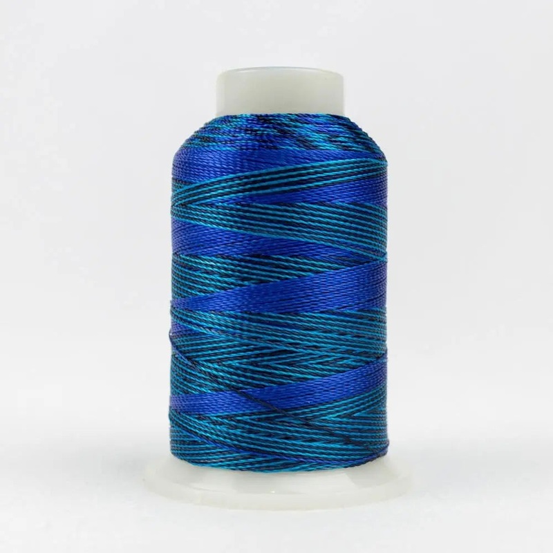 ACM04 - Accent 12wt Rayon Mediterranean Blues Thread